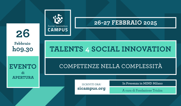 26 febbraio 2025 Evento di Apertura Social Innovation Campus